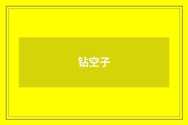 钻空子