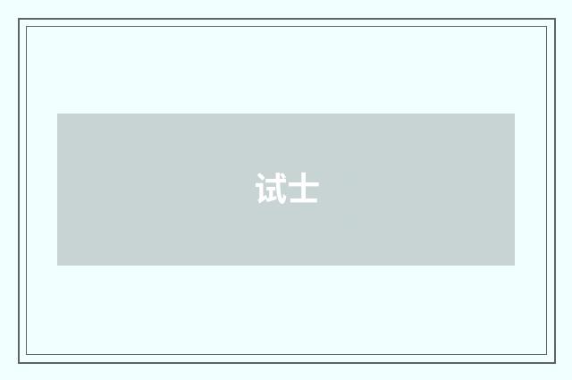 试士