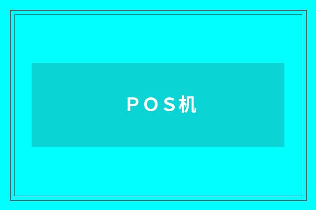 ＰＯＳ机
