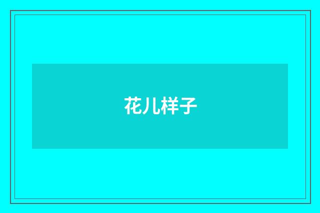 花儿样子