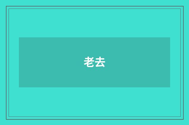 老去