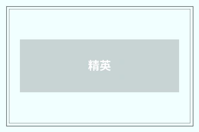 精英