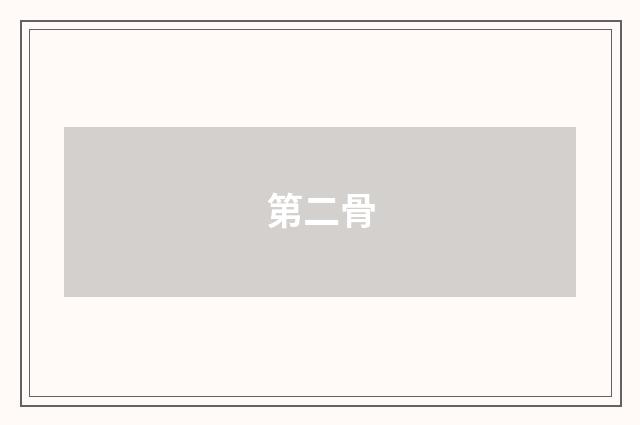 第二骨