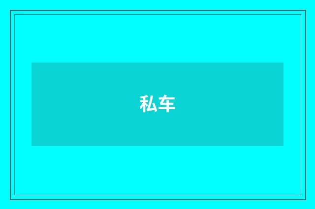 私车