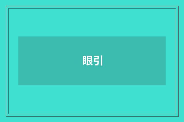 眼引