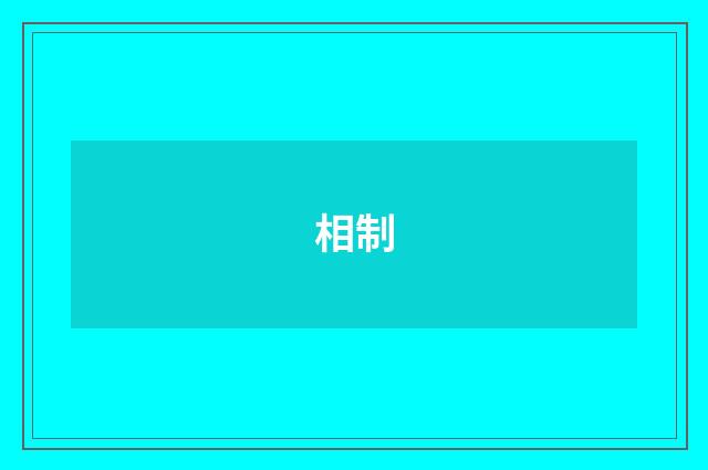 相制
