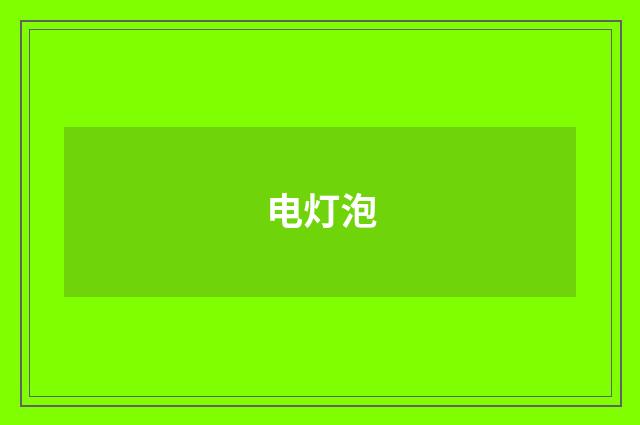 电灯泡