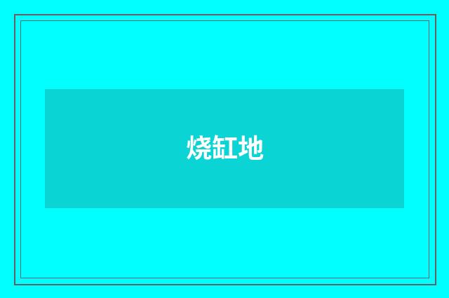 烧缸地