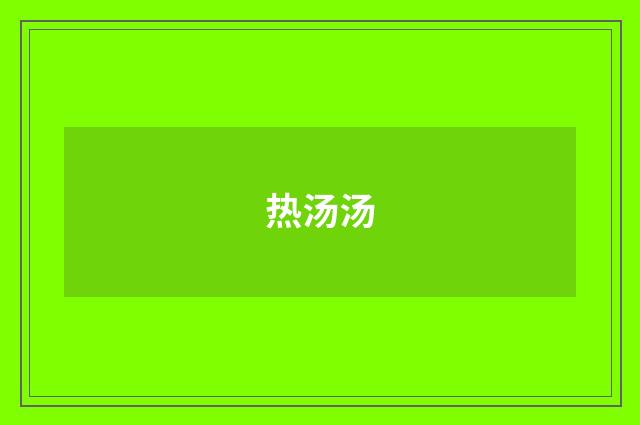 热汤汤