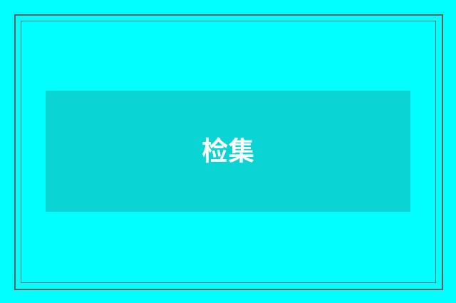 检集