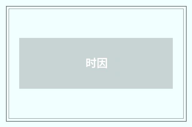 时因