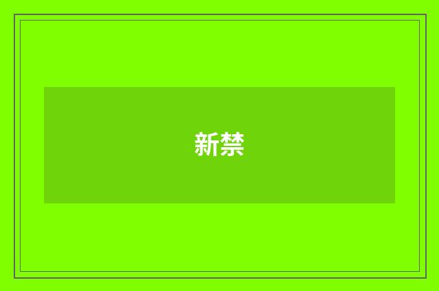 新禁