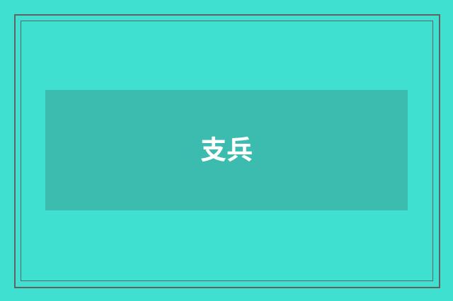 支兵