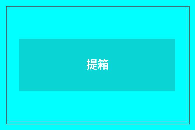 提箱