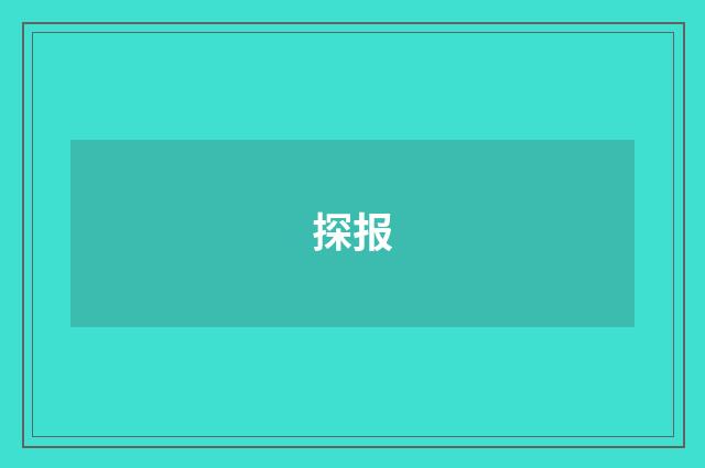 探报