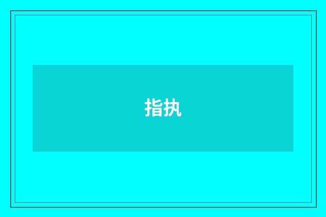 指执