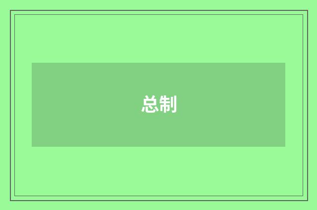 总制