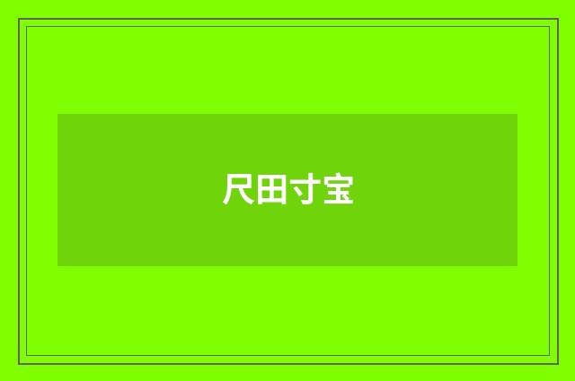 尺田寸宝