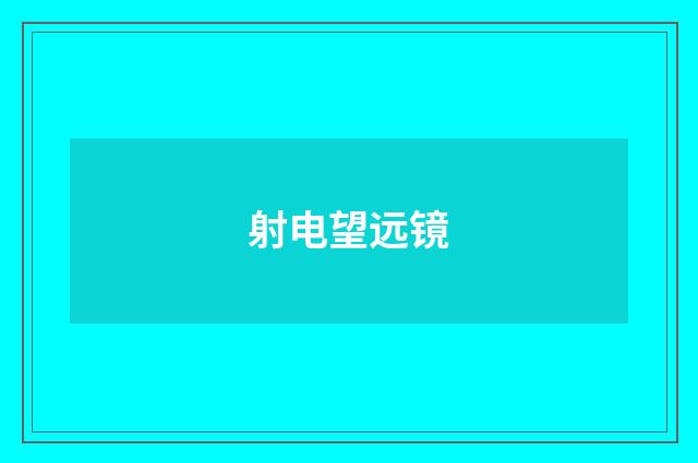 射电望远镜