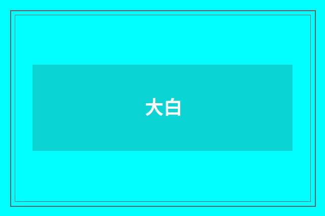 大白