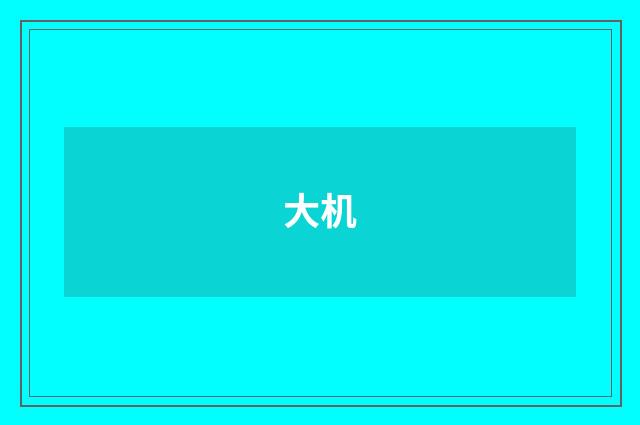 大机