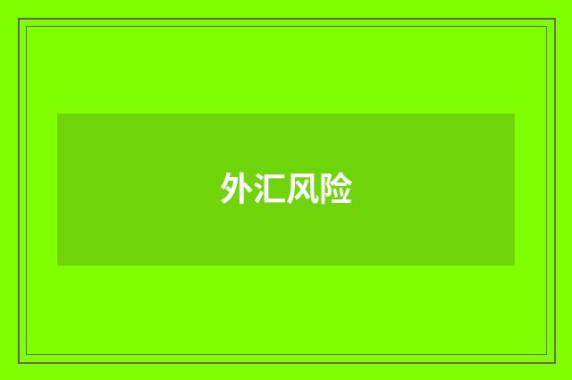 外汇风险