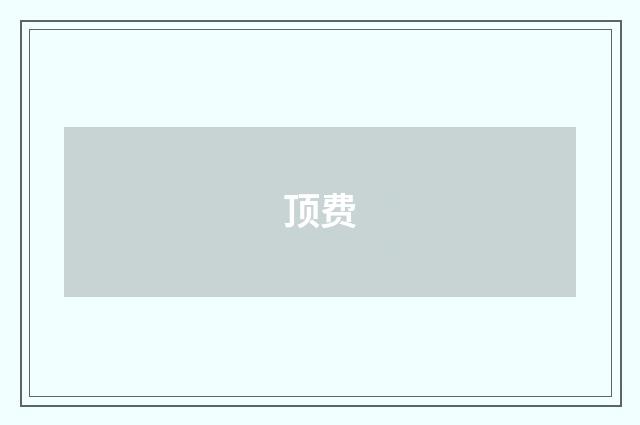 顶费