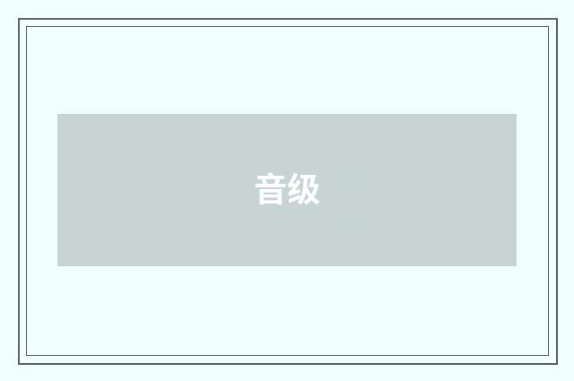 音级