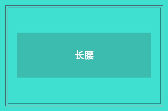 长腰