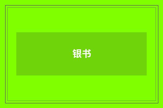 银书