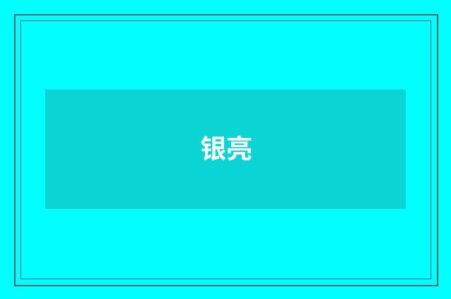 银亮