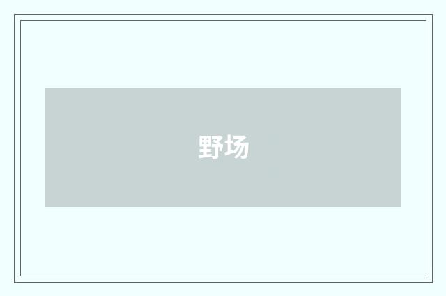 野场