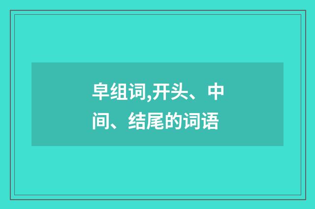 皁组词,开头、中间、结尾的词语