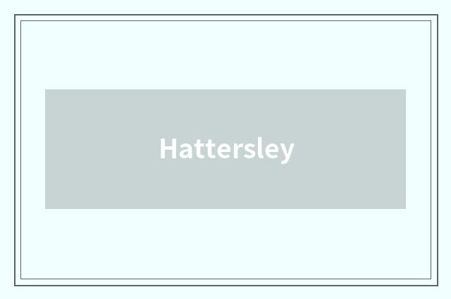 Hattersley
