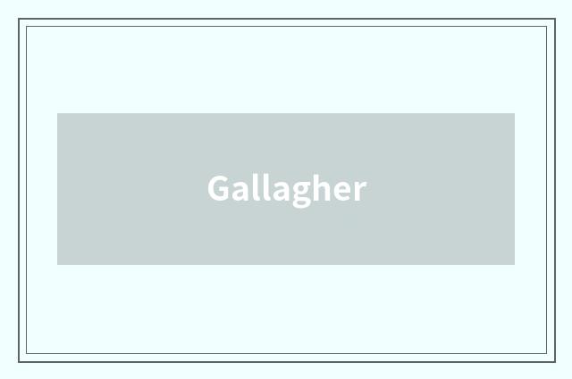 Gallagher