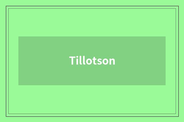 Tillotson