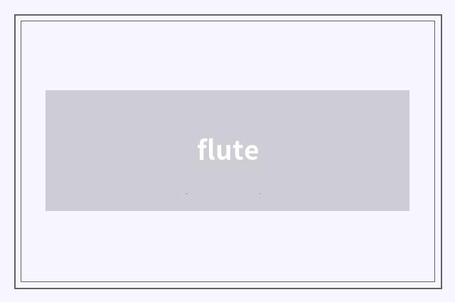 flute