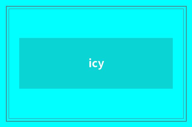 icy