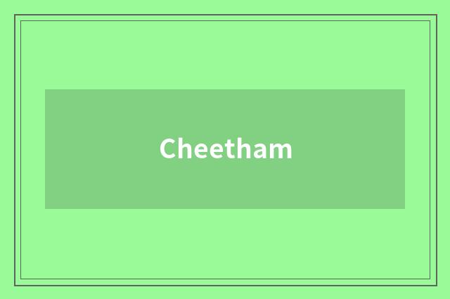 Cheetham