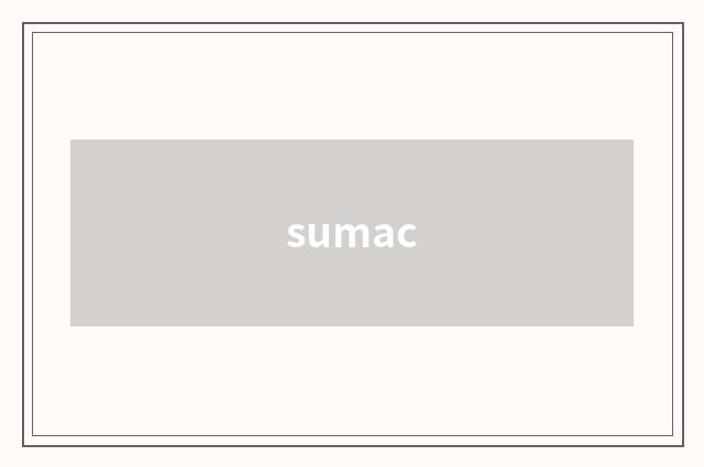 sumac
