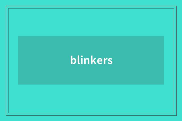 blinkers