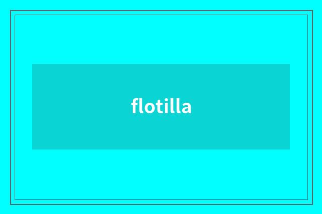 flotilla