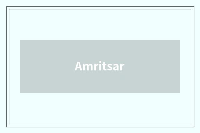 Amritsar