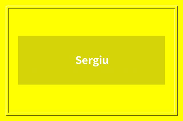 Sergiu