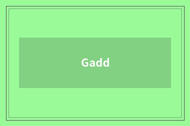 Gadd