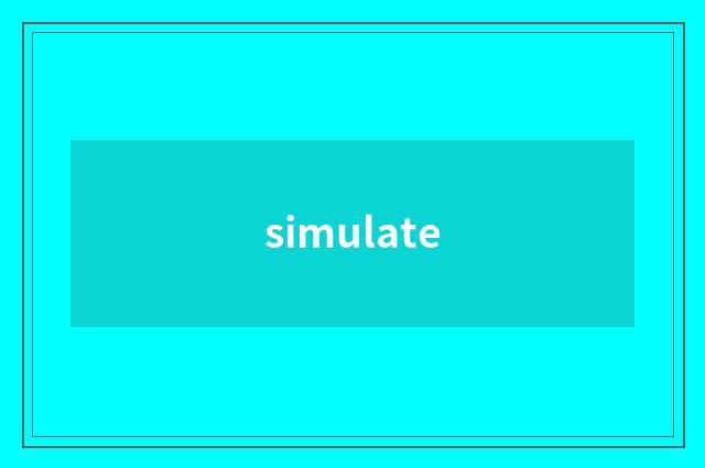 simulate