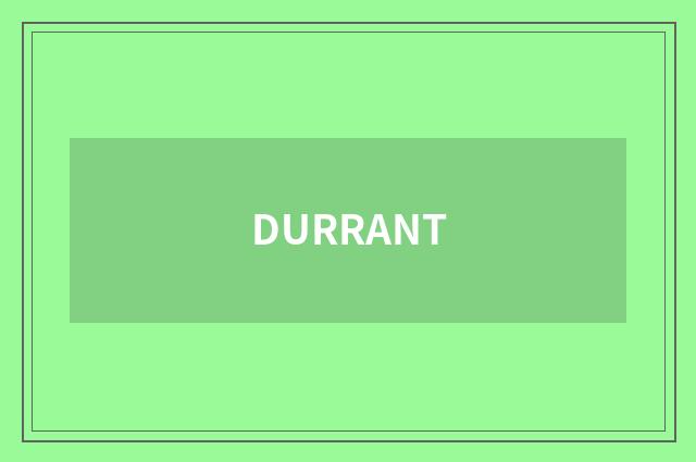 DURRANT