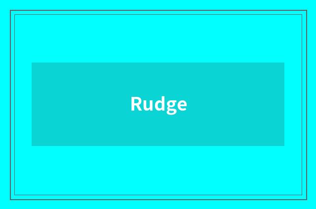 Rudge
