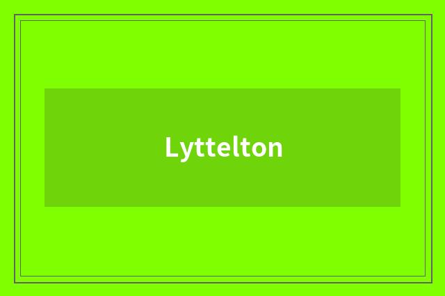 Lyttelton