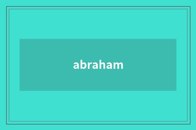 abraham